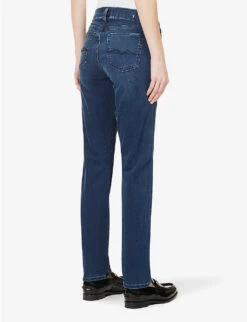 7 For All Mankind Kimmie Slim-leg High-rise Stretch-denim Jeans -Sweaty Bety Clothing Shop R03955416 PARKAVE ALT03