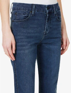 7 For All Mankind Kimmie Slim-leg High-rise Stretch-denim Jeans -Sweaty Bety Clothing Shop R03955416 PARKAVE ALT04