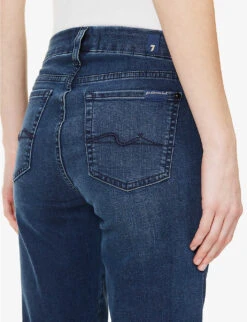 7 For All Mankind Kimmie Slim-leg High-rise Stretch-denim Jeans -Sweaty Bety Clothing Shop R03955416 PARKAVE ALT05