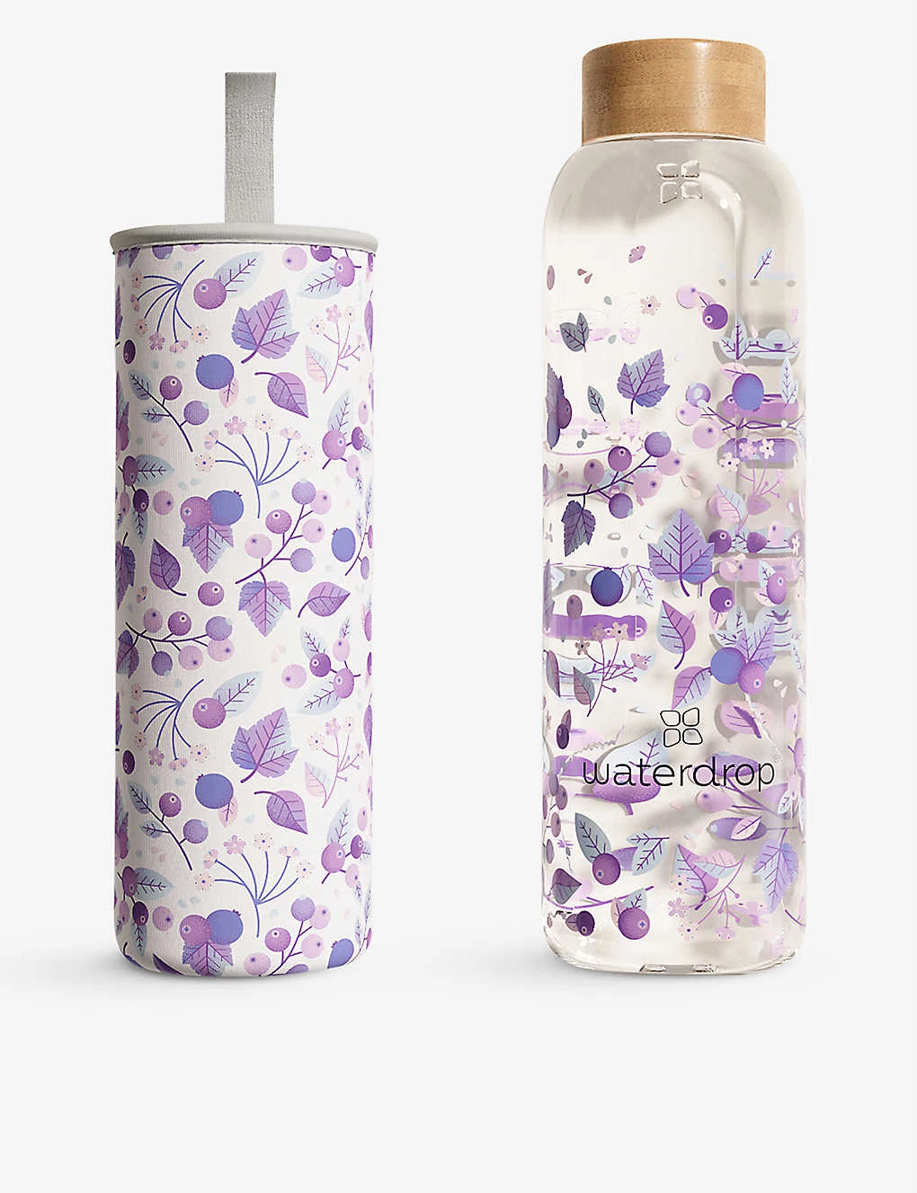 Edition Boost Graphic-print Glass Bottle 600ml 4 Edition Boost Graphic-print Glass Bottle 600ml - Image 2