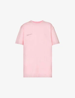 365 Signature Text-print Organic-cotton T-shirt