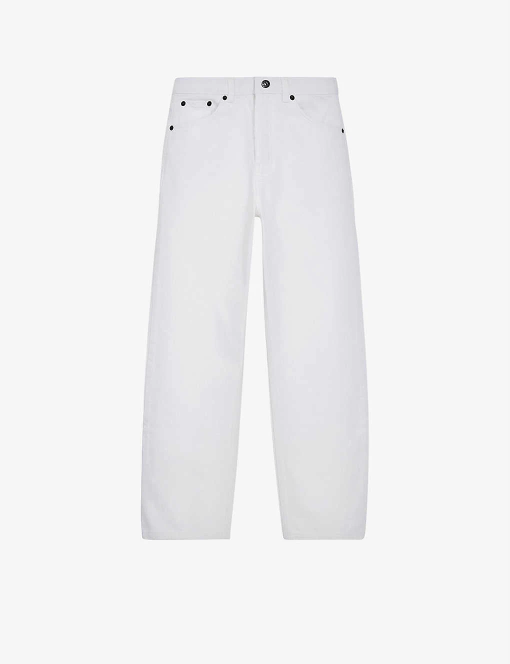 THE KOOPLES Cropped High-rise Straight Jeans 3 THE KOOPLES Cropped High-rise Straight Jeans