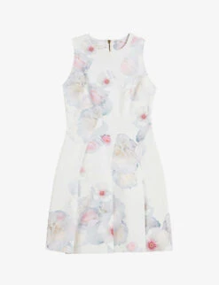 Ted Baker Puxie Floral-print Woven Mini Dress