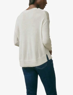 Sparkle Heart Intarsia-knit Wool-blend Jumper -Sweaty Bety Clothing Shop R03981996 CLOUDMARL ALT03