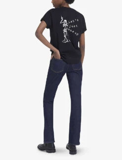 THE KOOPLES Bootcut High-rise Stretch-denim Jeans 10 THE KOOPLES Bootcut High-rise Stretch-denim Jeans -Sweaty Bety Clothing Shop R03993442 BLU05 ALT03