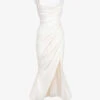 Delphine Sleeveless Satin Maxi Dress -Sweaty Bety Clothing Shop R03998257 IVORY M