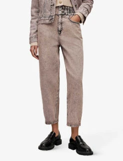 AllSaints Hailey Straight-leg High-rise Jeans -Sweaty Bety Clothing Shop R04008767 WASHEDPINK ALT02
