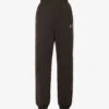 Branded Tapered High-rise Cotton-jersey Jogging Bottoms -Sweaty Bety Clothing Shop R04010188 COFFEEBEAN M