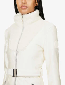 Sherpa Slim-fit Stretch-woven Jumpsuit 11 Sherpa Slim-fit Stretch-woven Jumpsuit -Sweaty Bety Clothing Shop R04010568 CREAM ALT04