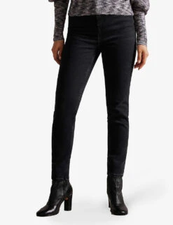 Ted Baker Poppiyy Skinny-leg High-rise Denim Jeans -Sweaty Bety Clothing Shop R04051542 BLACK ALT02