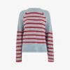 Whistles Eden Stripe-print Stretch-knit Jumper -Sweaty Bety Clothing Shop R04053560 MULTICOLOURED M