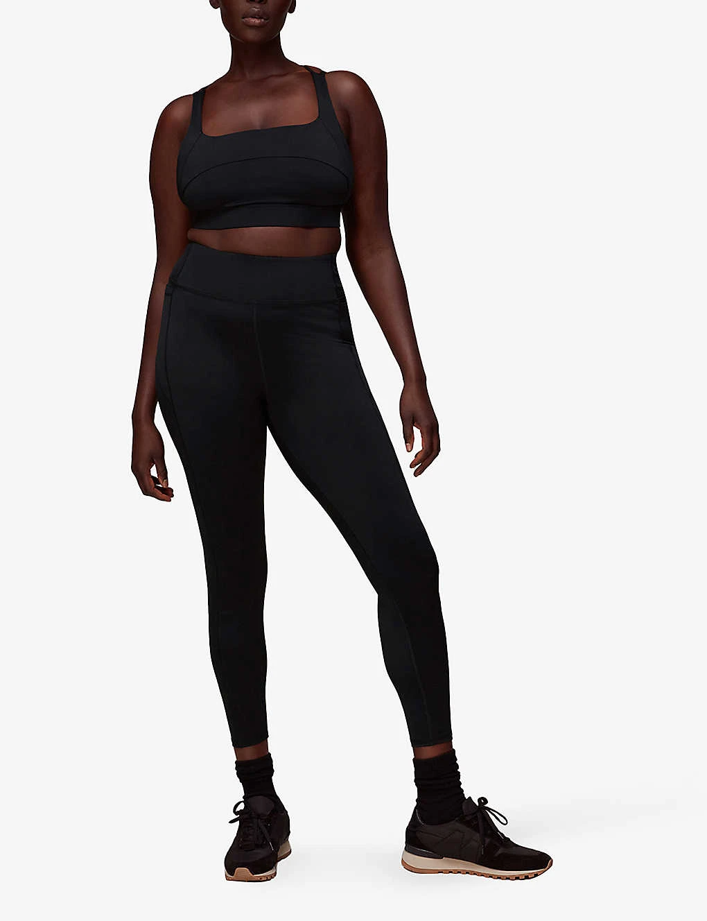 Whistles Square Neck Stretch-woven Sports Bra 6 Whistles Square Neck Stretch-woven Sports Bra - Image 4