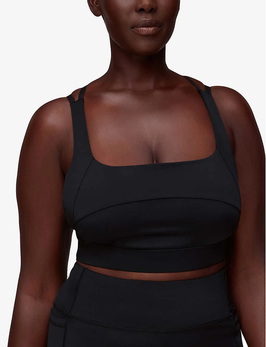 Whistles Square Neck Stretch-woven Sports Bra 7 Whistles Square Neck Stretch-woven Sports Bra - Image 5