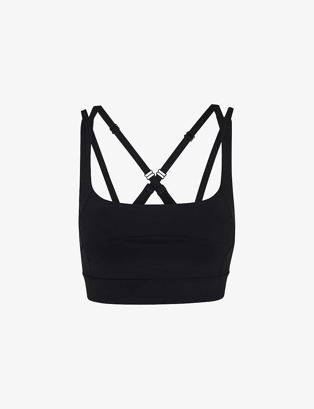 Whistles Square Neck Stretch-woven Sports Bra 4 Whistles Square Neck Stretch-woven Sports Bra - Image 2