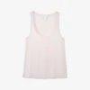 Lace-trim Stretch-woven Vest Top -Sweaty Bety Clothing Shop R04058515 CLOUDPINK M