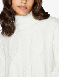 Geon Oversized Recycled Polyester-blend Knitted Jumper -Sweaty Bety Clothing Shop R04061050 IVORY ALT04