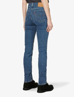 Levis 724 Straight-leg High-rise Stretch-denim Jeans -Sweaty Bety Clothing Shop R04062390 BLUEWAVEMID ALT03