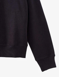 Ikks Embroidered Cotton-blend Sweatshirt -Sweaty Bety Clothing Shop R04063175 NAVYBLUE ALT02