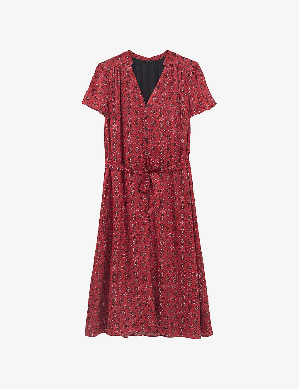 Ikks Bandana-print Woven Midi Dress 3 Ikks Bandana-print Woven Midi Dress