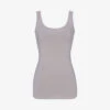 Vintage Scoop-neck Stretch-cotton Tank Top -Sweaty Bety Clothing Shop R04068466 HEATHERGREY M