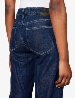 Paige Sonja High-rise Wide-leg Cotton-blend Jeans -Sweaty Bety Clothing Shop R04069701 MICHIRU ALT05