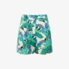 Reiss Dana Floral-print Mid-rise Woven Shorts