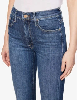 MOTHER The Insider Crop-leg Mid-rise Straight Jeans -Sweaty Bety Clothing Shop R04074462 GIRLCRUSH ALT04