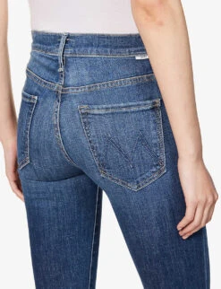 MOTHER The Insider Crop-leg Mid-rise Straight Jeans -Sweaty Bety Clothing Shop R04074462 GIRLCRUSH ALT05