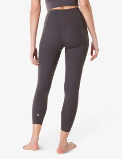 Sweaty Betty Super Soft 7/8 High-rise Stretch-woven Leggings -Sweaty Bety Clothing Shop R04074833 URBANGREY ALT03