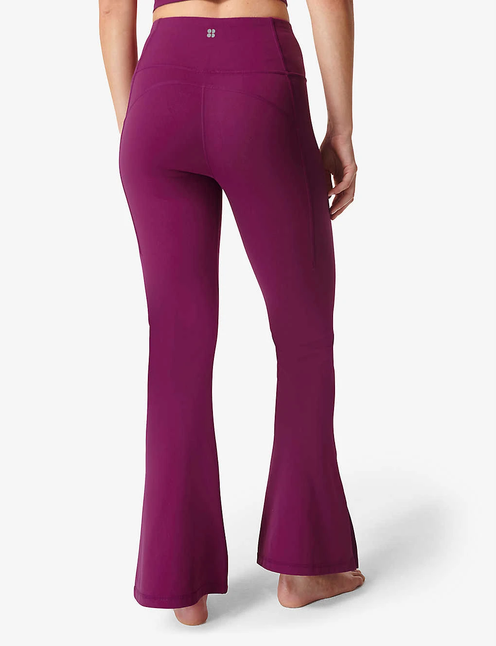 Sweaty Betty Flared Super High-rise Stretch-woven Yoga Trousers 6 Sweaty Betty Flared Super High-rise Stretch-woven Yoga Trousers - Image 4