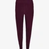 Sweaty Betty Repose Luxe 27 Stretch-fleece Jogging Bottoms -Sweaty Bety Clothing Shop R04074876 PLUMRED M