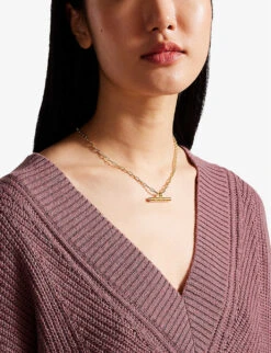 Ted Baker Lerissa Relaxed-fit Knitted Jumper -Sweaty Bety Clothing Shop R04077223 TAUPE ALT04