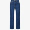 Abigail Straight-leg Mid-rise Denim Jeans -Sweaty Bety Clothing Shop R04089913 MONTGOMERY M