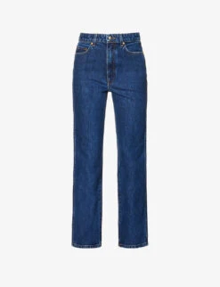 Abigail Straight-leg Mid-rise Denim Jeans
