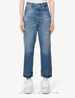 Acne Studios 1993 Straight-leg Mid-rise Jeans -Sweaty Bety Clothing Shop R04090401 MIDBLUE ALT02