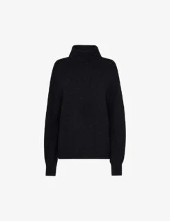 Whistles Oversized Roll-neck Rib-knit Jumper