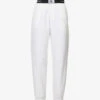 Calvin Klein 1996 Brand-patch Cotton-jersey Jogging Bottoms -Sweaty Bety Clothing Shop R04097654 WHITE M