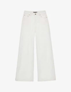 Maje Wide-leg High-rise Jeans