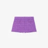 Maje Iapraia Tweed Cotton Shorts