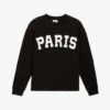 CLAUDIE PIERLOT Paris Patch-print Cotton-blend Jumper