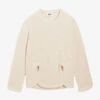 CLAUDIE PIERLOT Mathieu Cut-out Wool-blend Jumper -Sweaty Bety Clothing Shop R04103297 NATURELS M