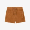 CLAUDIE PIERLOT Chris Lace-fastening Patch-pocket Suede Shorts