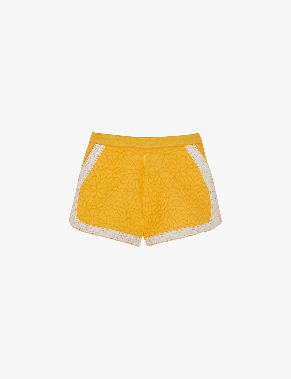 CLAUDIE PIERLOT Esther Floral-motif Mid-rise Cotton Shorts 3 CLAUDIE PIERLOT Esther Floral-motif Mid-rise Cotton Shorts