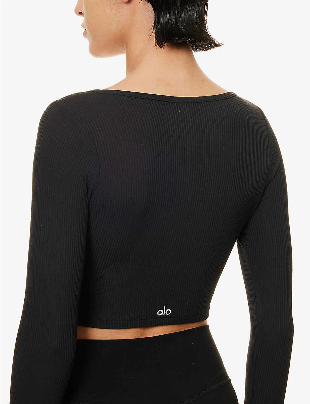 Whisper Ribbed Stretch-jersey Cardigan 7 Whisper Ribbed Stretch-jersey Cardigan - Image 5