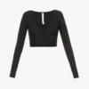 Whisper Ribbed Stretch-jersey Cardigan