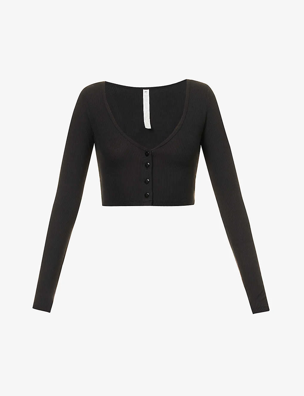 Whisper Ribbed Stretch-jersey Cardigan 3 Whisper Ribbed Stretch-jersey Cardigan