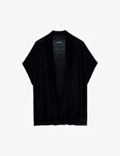 Zadig & Voltaire Crystal-embellished Cashmere Cardigan