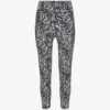 Whistles Speckled-print High-rise Stretch-recycled Nylon Leggings