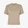 Whistles Oversized Round-neck Stretch-recycled Polyester Blend T-shirt