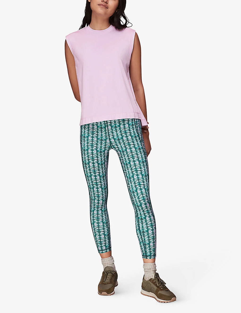 Whistles Boxy-fit Stretch-recycled Polyester Tank Top 4 Whistles Boxy-fit Stretch-recycled Polyester Tank Top - Image 2